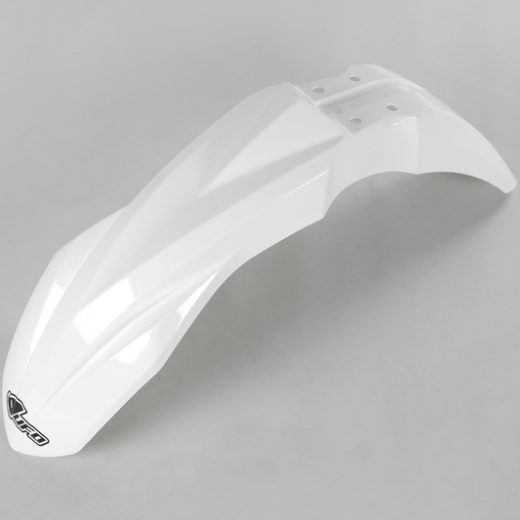 Guardabarros delantero UFO blanco Kawasaki KX250/450F
