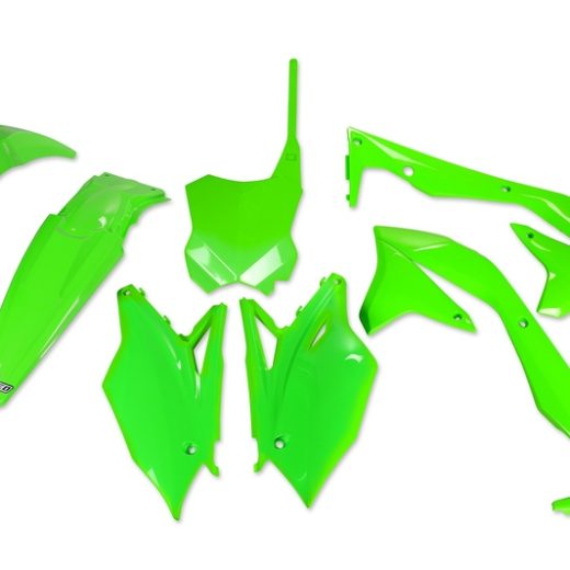 Kit UFO plástica verde fluor Kawasaki KX450F