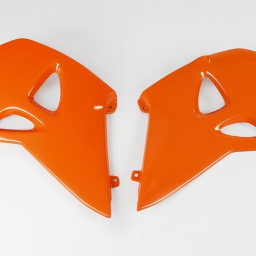 Plásticos laterales de radiador UFO KTM naranja KT03044-127