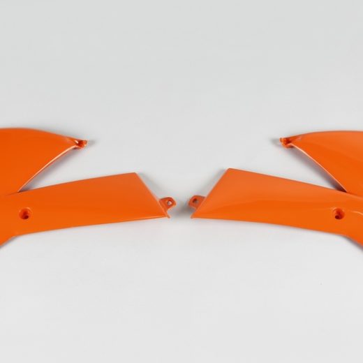 Plásticos laterales de radiador UFO KTM naranja KT03072-127