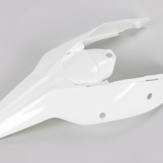 Guardabarros trasero con paneles laterales UFO KTM blanco KT03094-047