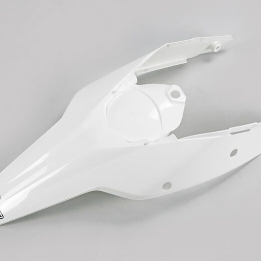 Guardabarros trasero con paneles laterales UFO KTM blanco KT04021-047