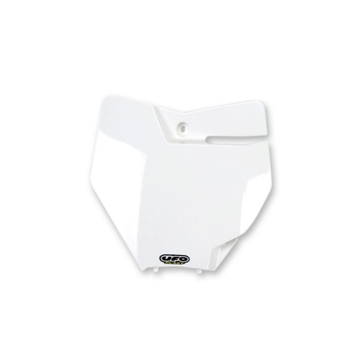 Portanúmeros delantero UFO KTM blanco KT04063-047