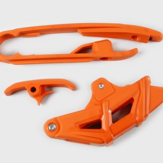 Guiacadenas + patín UFO KTM naranja KT04067-127