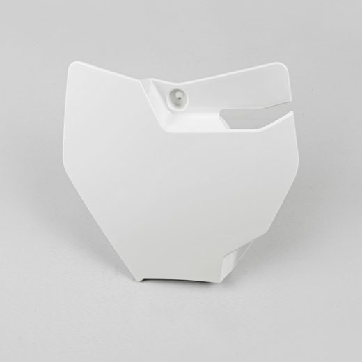 Portanúmeros delantero UFO KTM blanco KT04074-047
