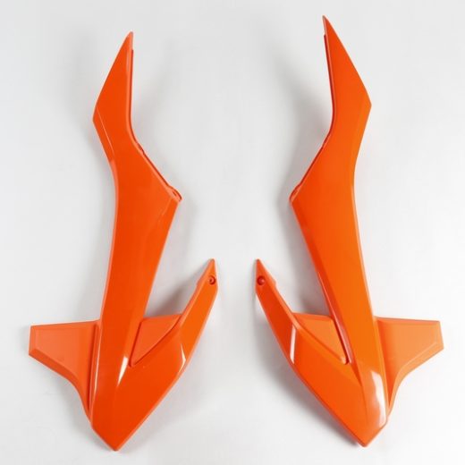 Plásticos laterales de radiador UFO naranja KTM SX85