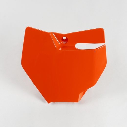 Porta-números delantero UFO naranja KTM SX85