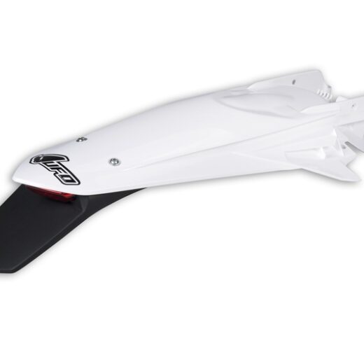 Guardabarros trasero UFO + portamatrículas con LED blanco KTM EXC/EXC-F