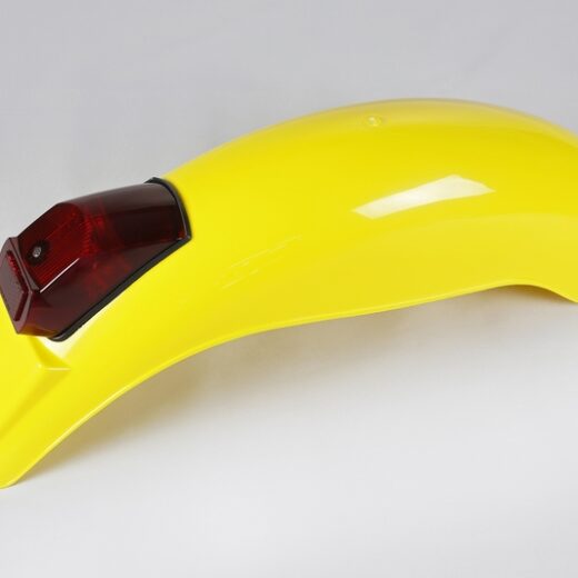 Guardabarros trasero universal UFO enduro con luz 50cc-80cc-125cc (1975-1979) amarillo ME08025-D