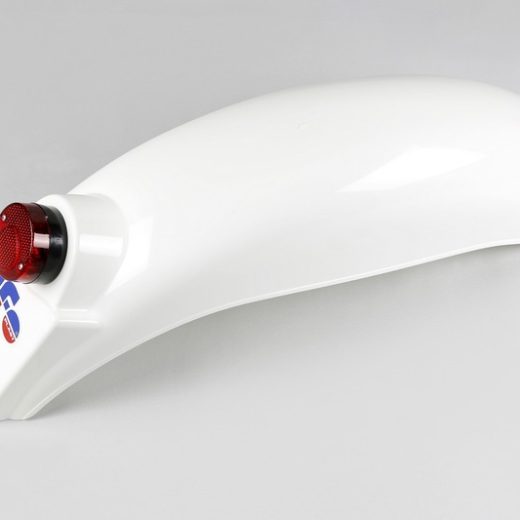 Guardabarros trasero universal UFO enduro con luz Ktm (75-76) blanco ME08036-W