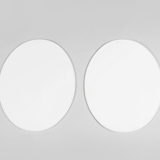 Portanúmeros universal UFO 2 pcs- (desde 1970) blanco ME08048-W