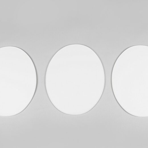Portanúmeros universal UFO 3 uds- (desde 1970) blanco ME08049-W