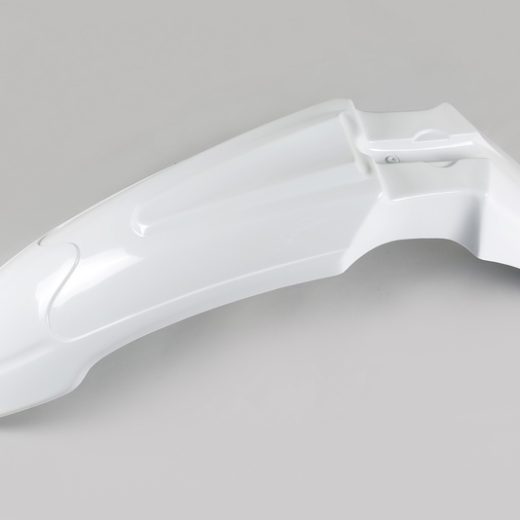 Guardabarros delantero UFO 125-250-500 cross-enduro blanco PA01028-041