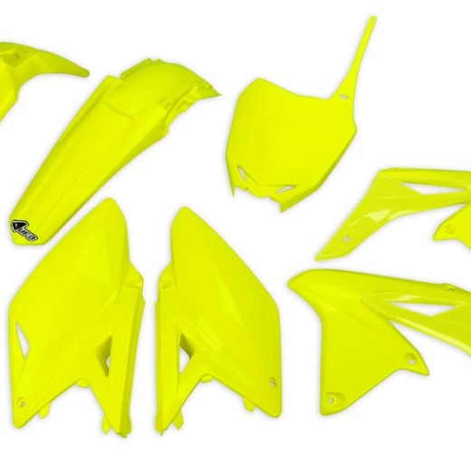 Kit UFO plástica amarillo fluor Suzuki RM-Z250