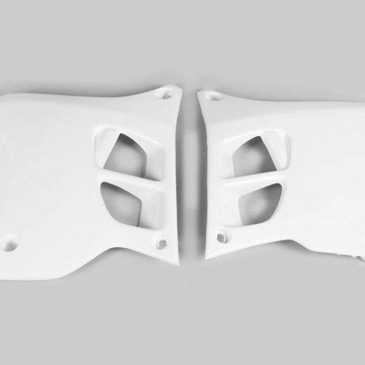 Plásticos laterales de radiador UFO Yamaha blanco YA02856-046