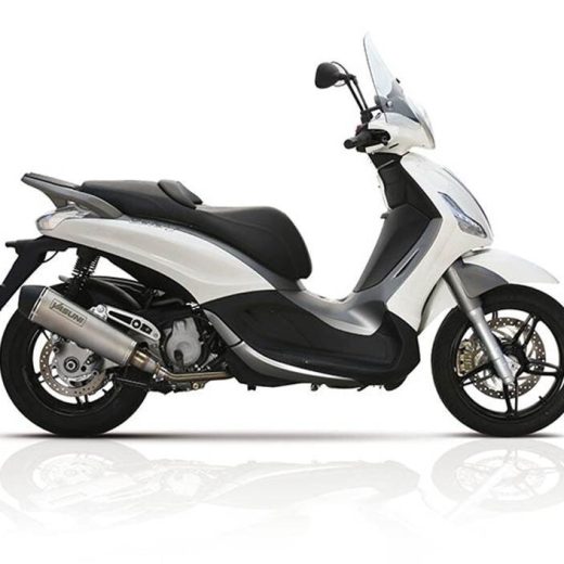 Escape homologado Yasuni 4T Silenc. Titanio Aprilia Sportcity / Piaggio Beverly 125