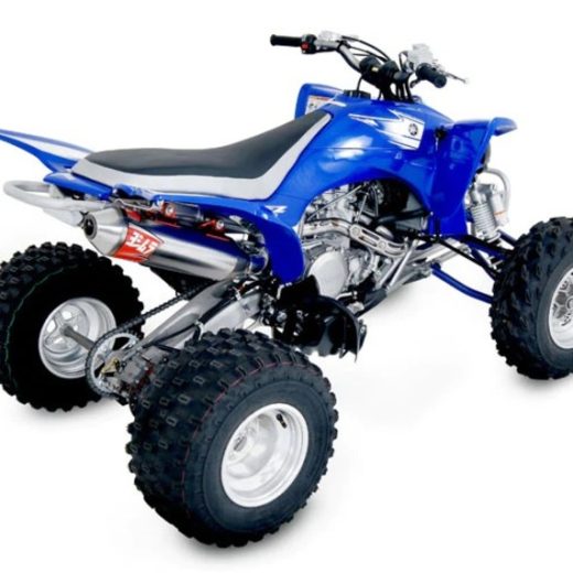 Linea completa escape Yoshimura Signature RS-2, acero inox, Silencioso aluminio , Yamaha YFZ450
