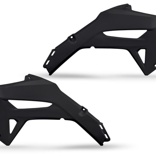 Paneles laterales radiador UFO negro Honda CRF 450 R