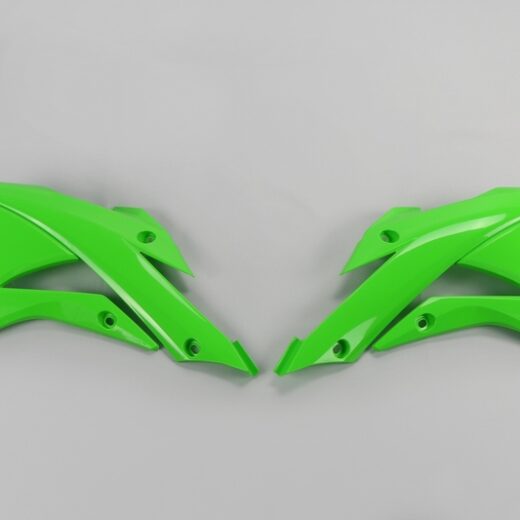Paneles laterales radiador UFO verde Kawasaki KX 85