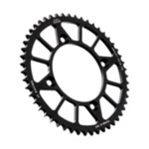 Corona JT Aluminio negro JT 798 con 52 dientes