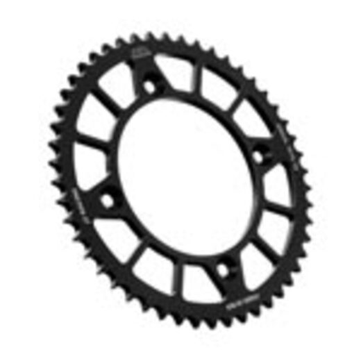 Corona JT Aluminio negro JT 895 con 47 dientes