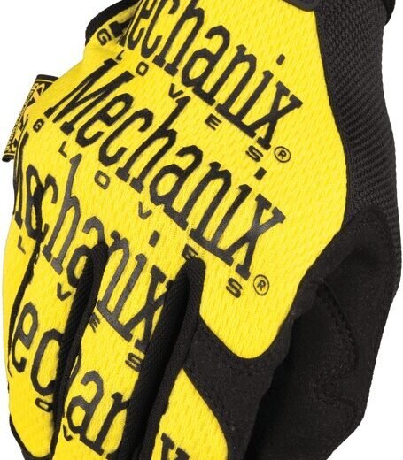 Par de guantes Mechanix The Original amarillo Talla