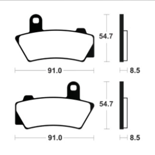 TECNI BRAKE PADS SINTER METAL