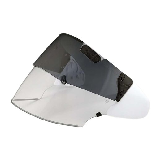 Kit ARAI Pro Shade VAS-Z (Pantalla Transparente+Visor solar), Blanco