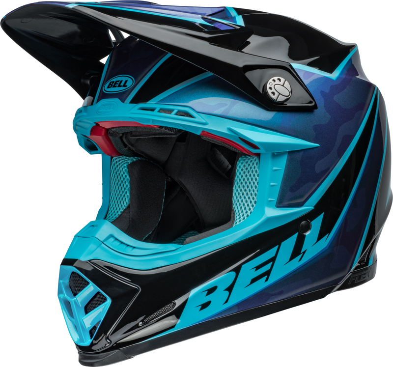 Casco BELL MOTO9S Flex Sprite Azul