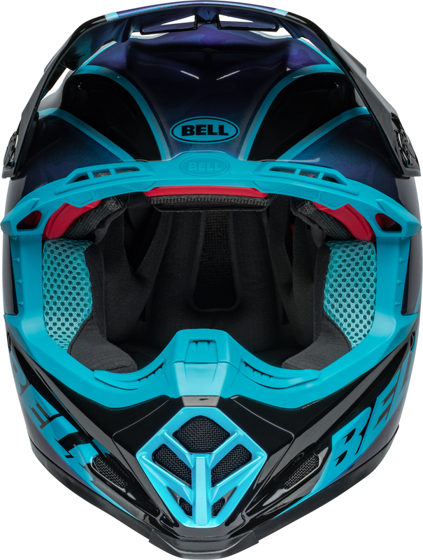 Casco BELL MOTO9S Flex Sprite Azul - Imagen 3