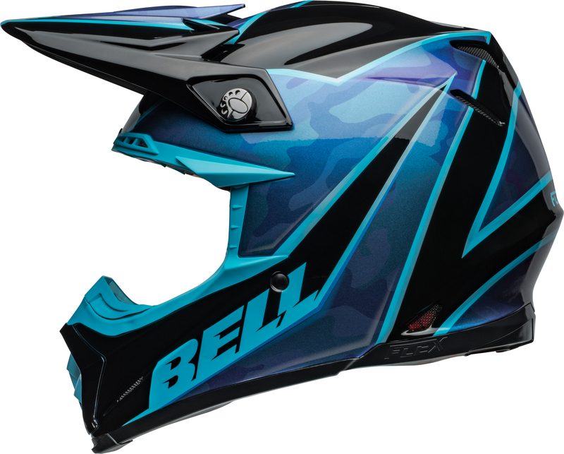 Casco BELL MOTO9S Flex Sprite Azul - Imagen 4