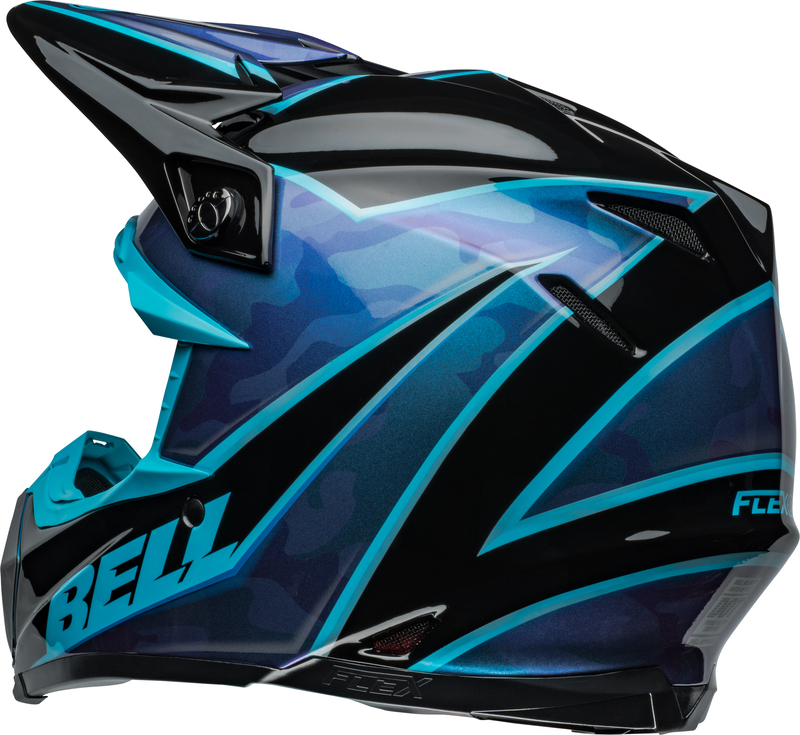 Casco BELL MOTO9S Flex Sprite Azul - Imagen 6