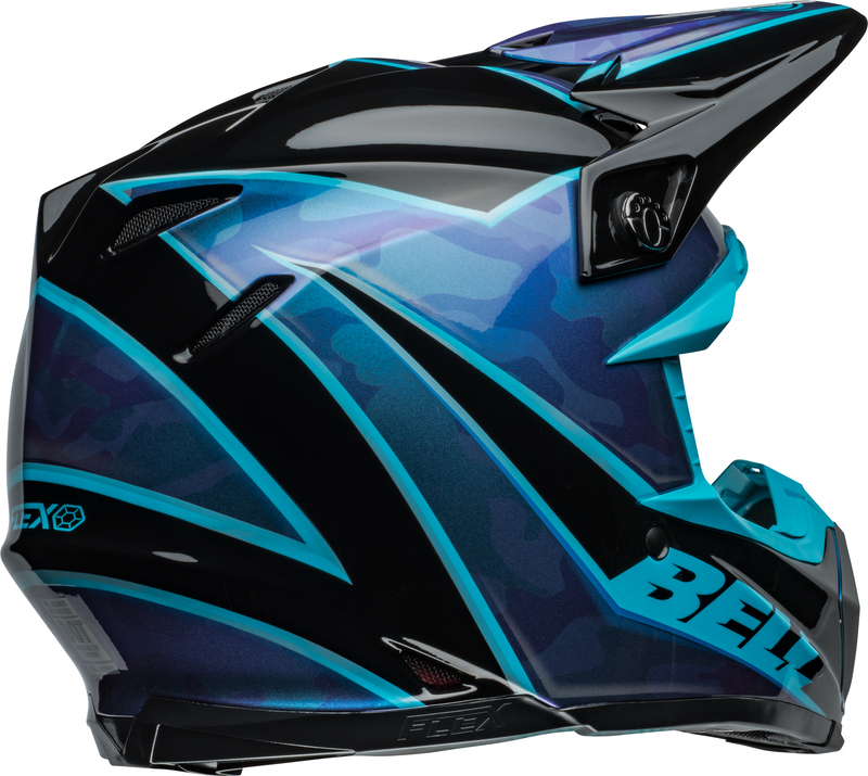 Casco BELL MOTO9S Flex Sprite Azul - Imagen 7