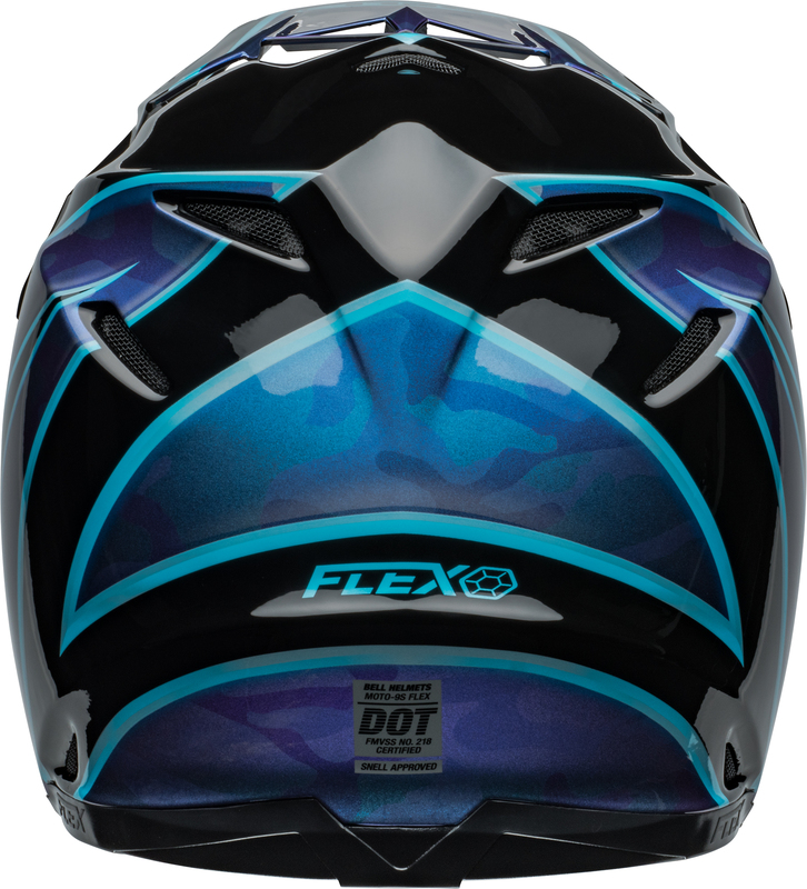 Casco BELL MOTO9S Flex Sprite Azul - Imagen 8