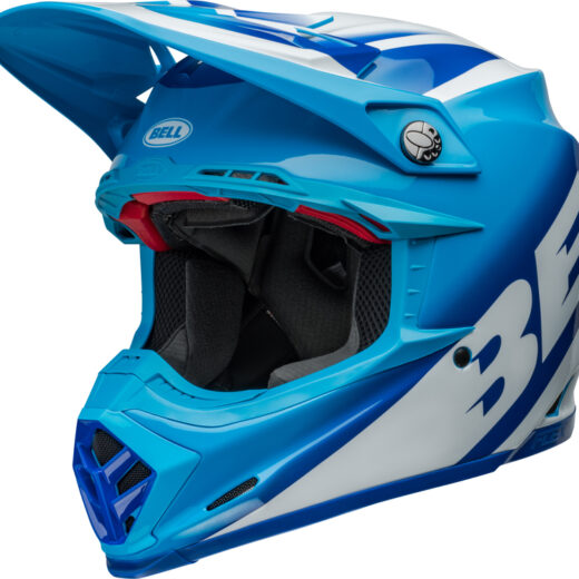 Casco BELL MOTO9S Flex Rail Azul