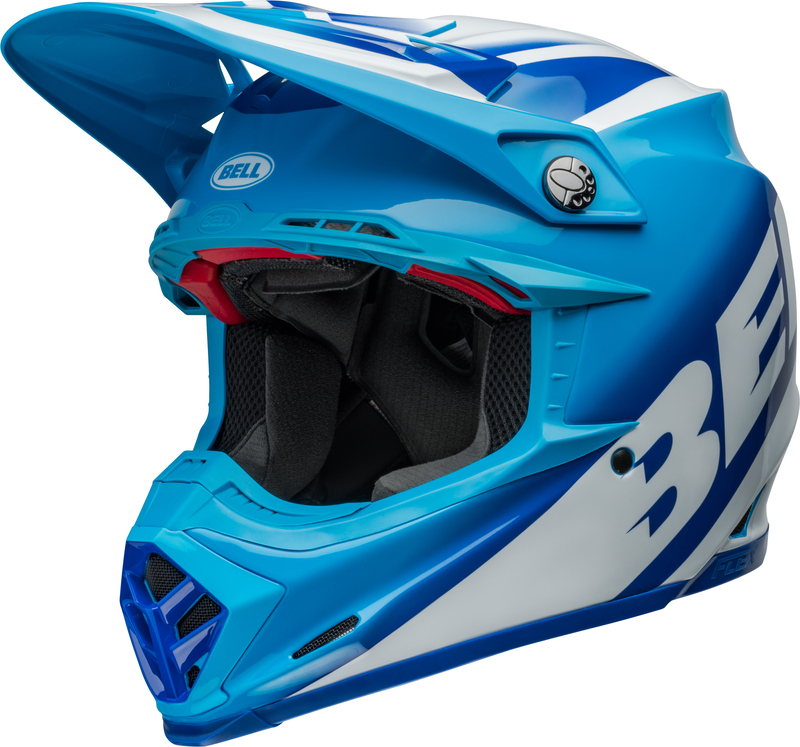 Casco BELL MOTO9S Flex Rail Azul