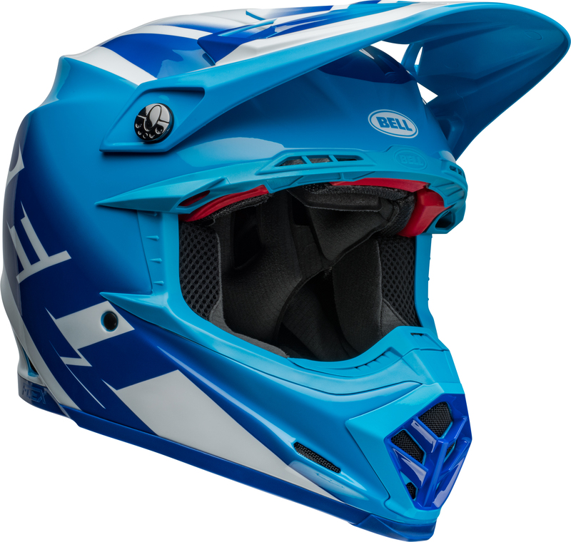 Casco BELL MOTO9S Flex Rail Azul - Imagen 2