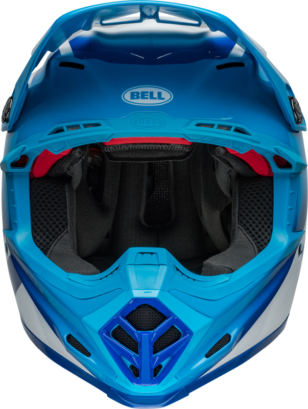 Casco BELL MOTO9S Flex Rail Azul - Imagen 3