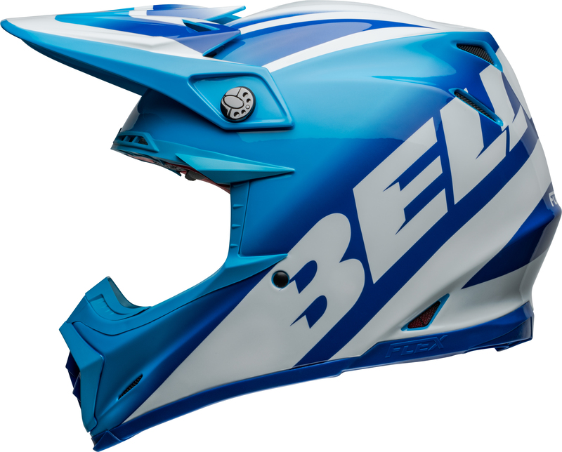 Casco BELL MOTO9S Flex Rail Azul - Imagen 4