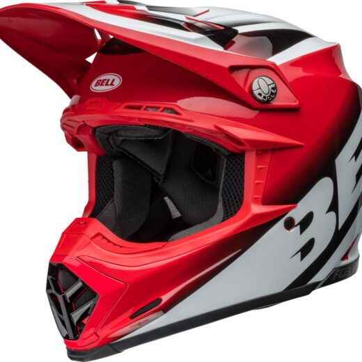 Casco BELL MOTO9S Flex Rail Rojo