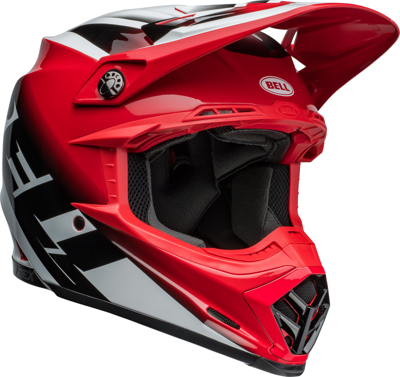 Casco BELL MOTO9S Flex Rail Rojo - Imagen 2