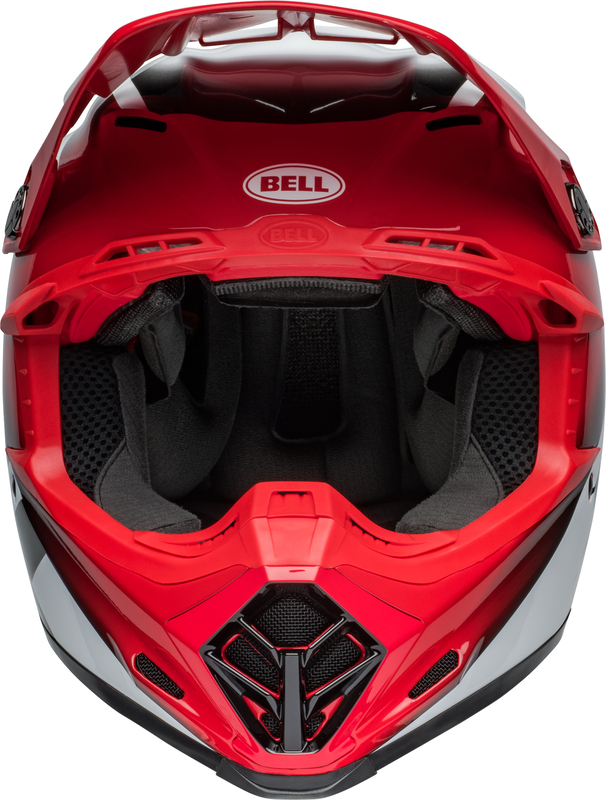 Casco BELL MOTO9S Flex Rail Rojo - Imagen 3