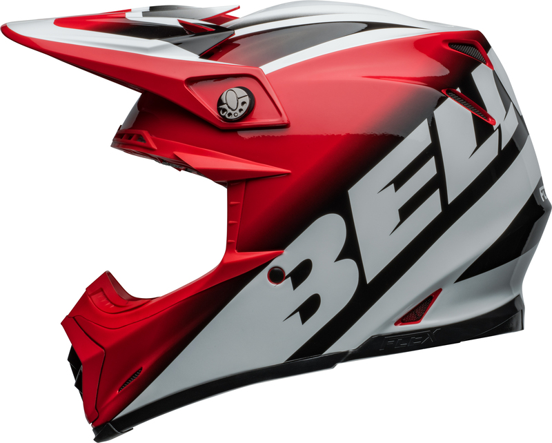 Casco BELL MOTO9S Flex Rail Rojo - Imagen 4