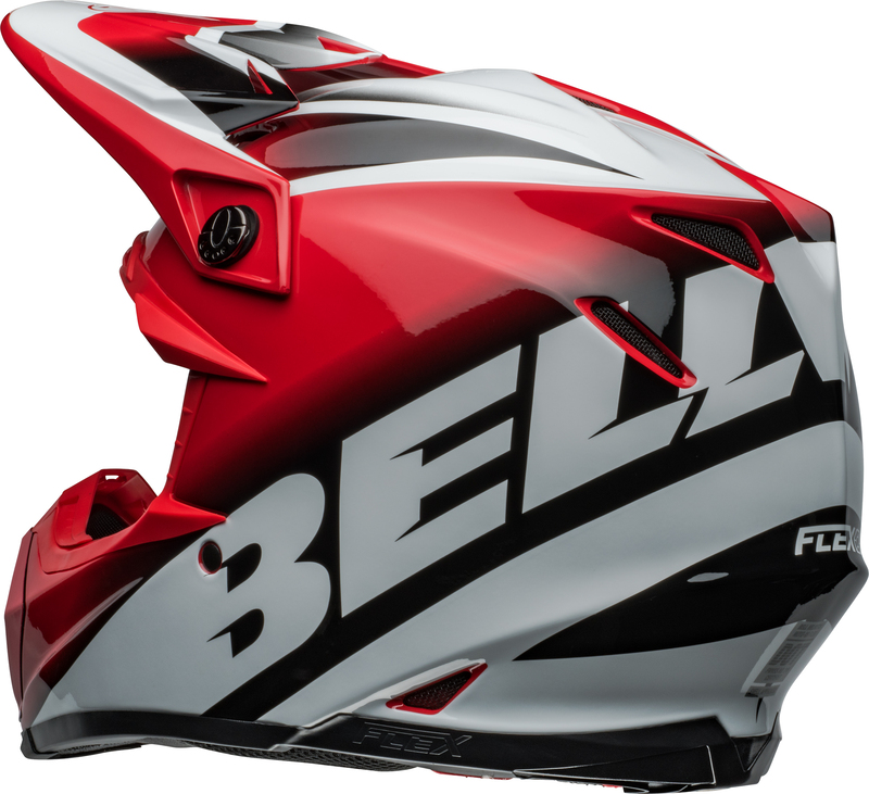 Casco BELL MOTO9S Flex Rail Rojo - Imagen 6