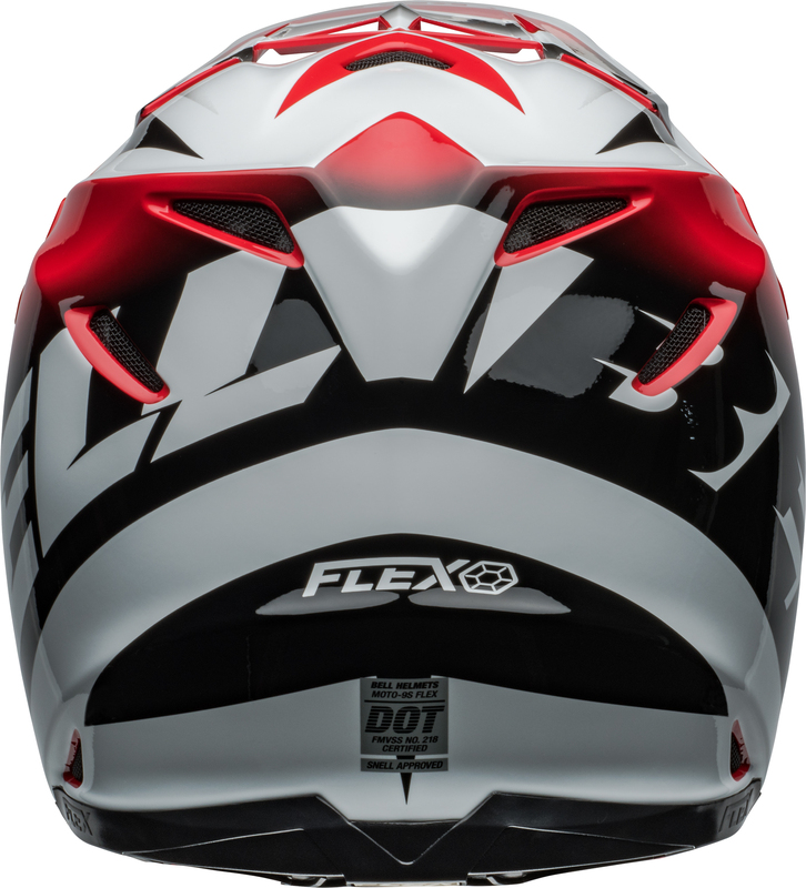 Casco BELL MOTO9S Flex Rail Rojo - Imagen 8