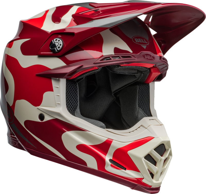 Casco BELL MOTO9S Flex Mechant Rojo - Imagen 2
