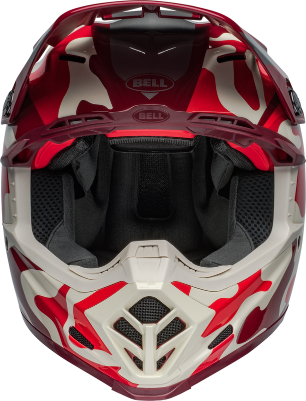 Casco BELL MOTO9S Flex Mechant Rojo - Imagen 3
