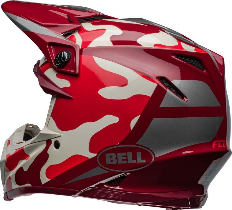 Casco BELL MOTO9S Flex Mechant Rojo - Imagen 6