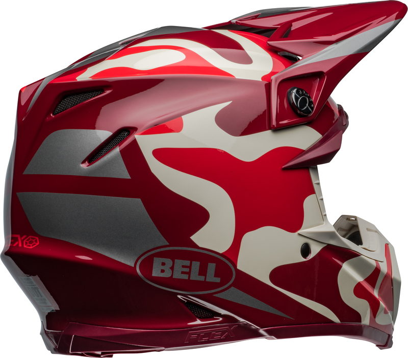 Casco BELL MOTO9S Flex Mechant Rojo - Imagen 7