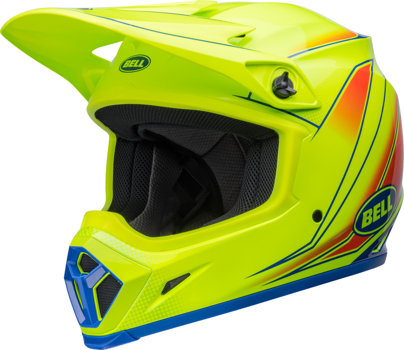 Casco BELL MX-9 Mips Zone Amarillo flúor